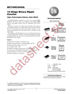 MC74HC4040AD datasheet  